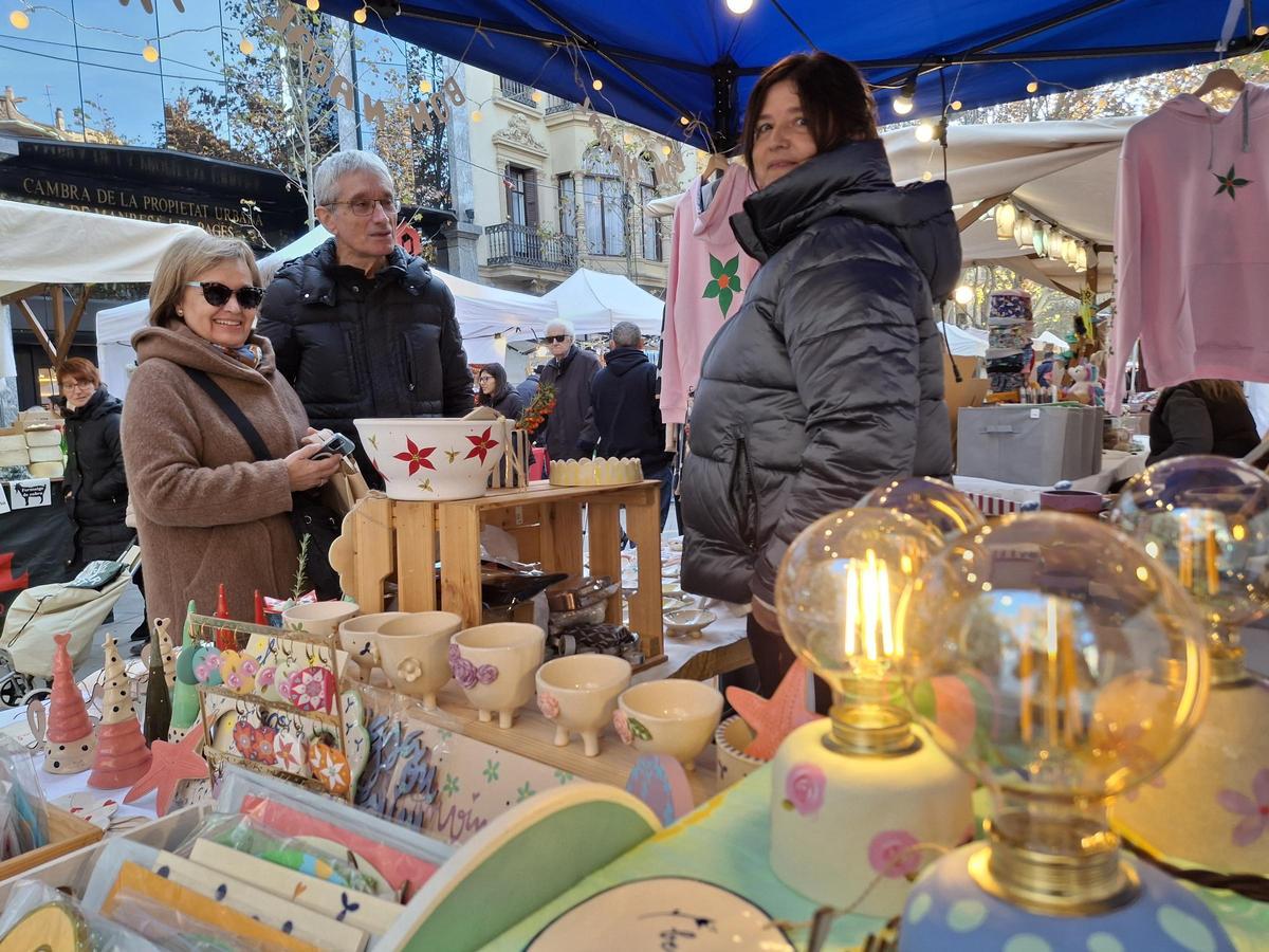 Una de les parades al primer tram del Passeig