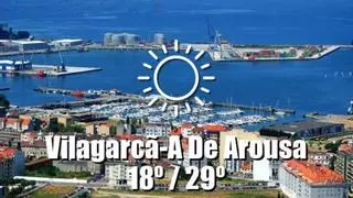 El tiempo en VilagarcÃ­a de Arousa: previsión meteorológica para hoy, lunes 14 de septiembre
