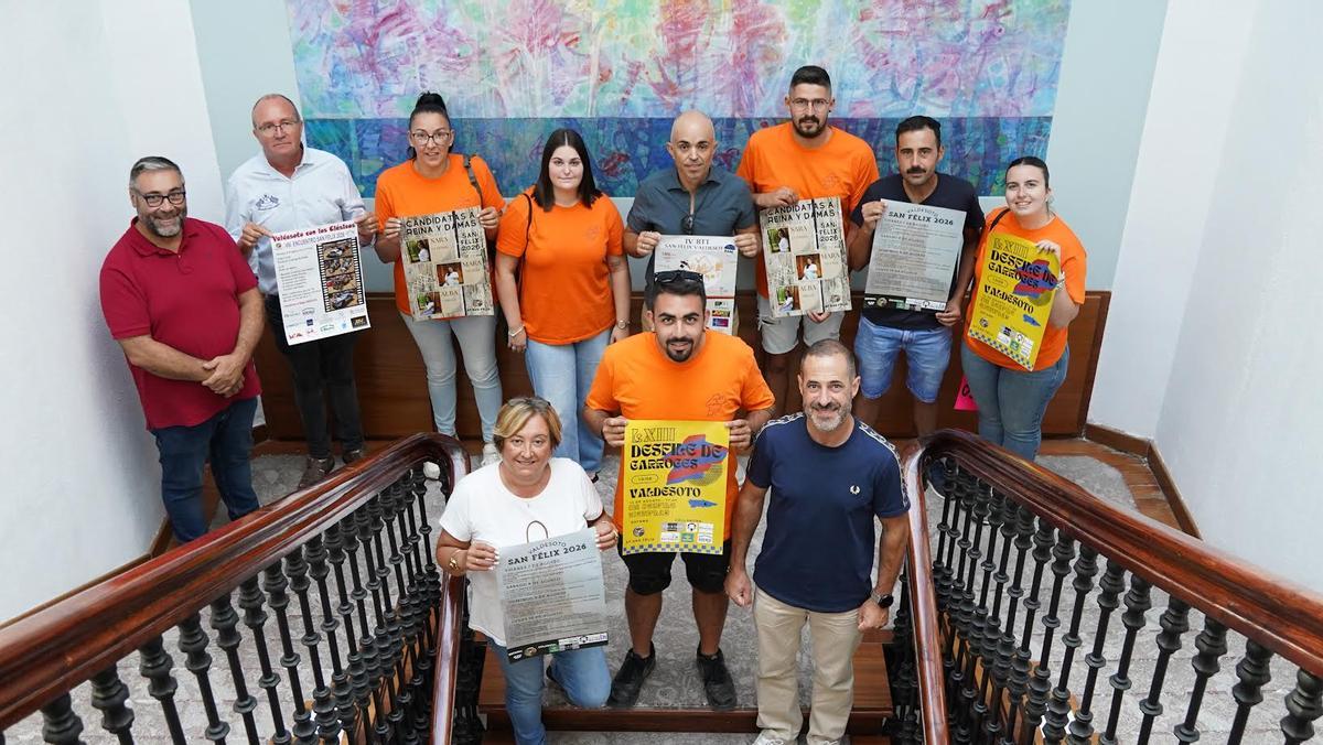La presentación de las fiestas.