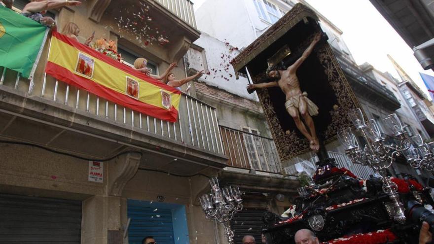 Procesión del Cristo de la Victoria en Vigo el año pasado // Jose Lores