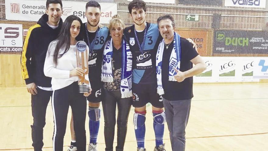 Los Di Benedetto celebran el éxito de los mellizos en el Lleida