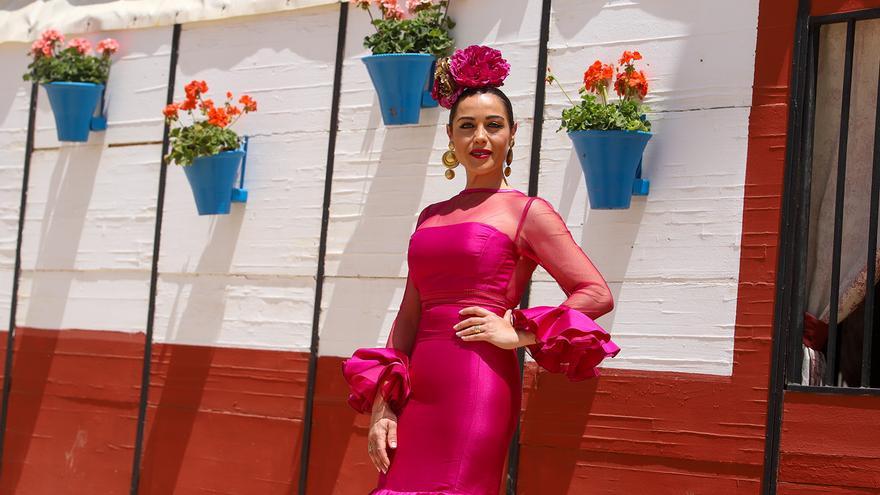 Trajes de gitana en El Arenal el viernes de feria