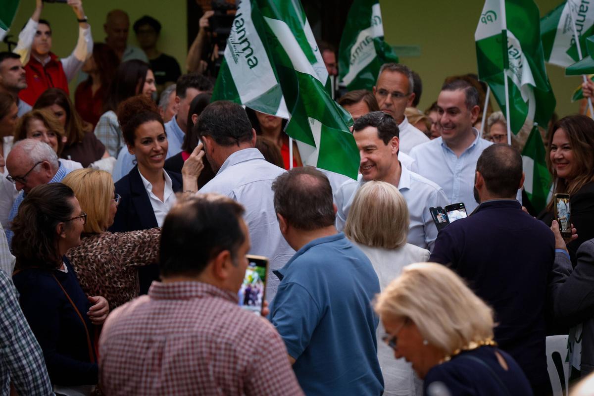 Juanma Moreno abre la campaña en Palma del Río
