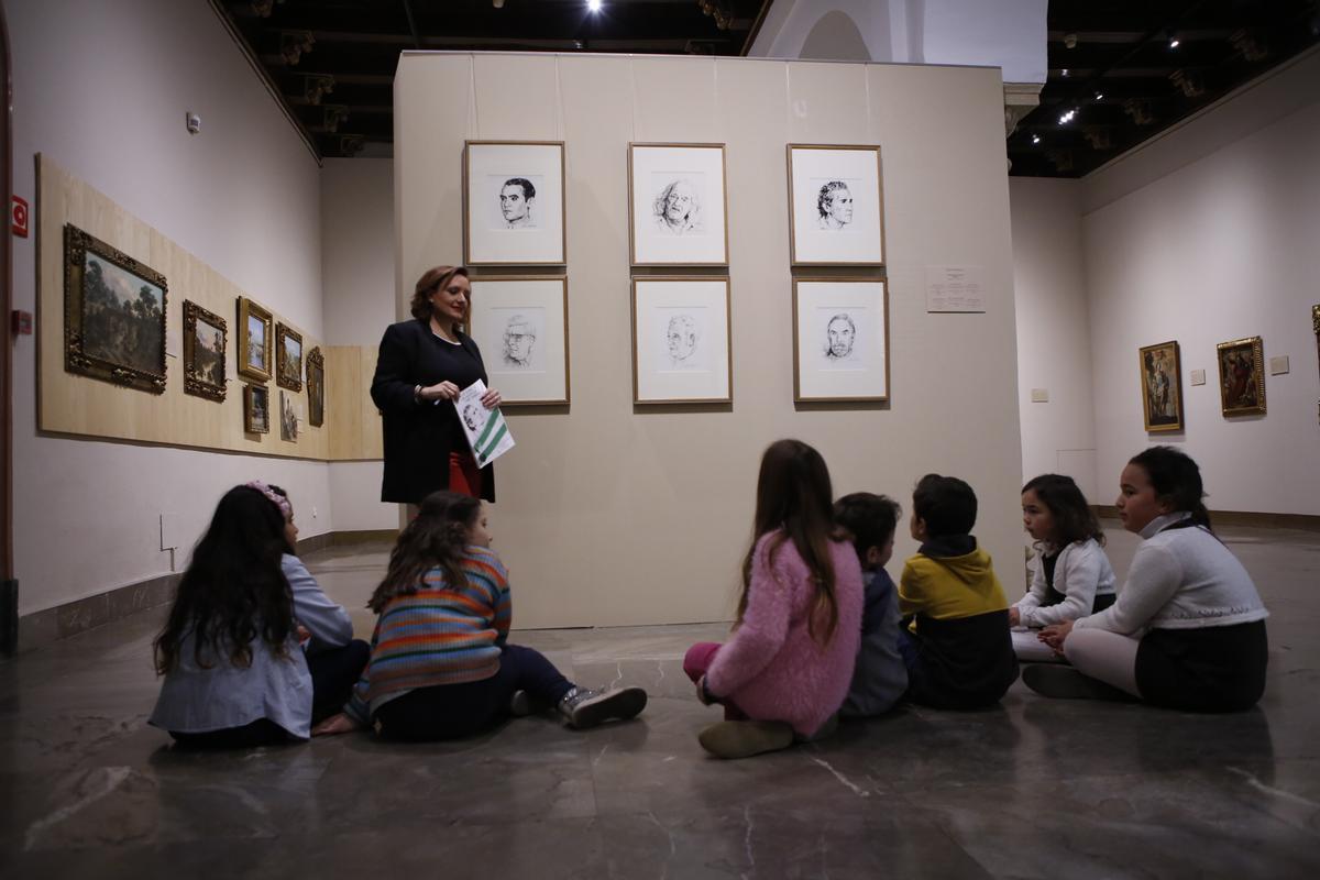 Una actividad infantil en el Museo de Bellas Artes