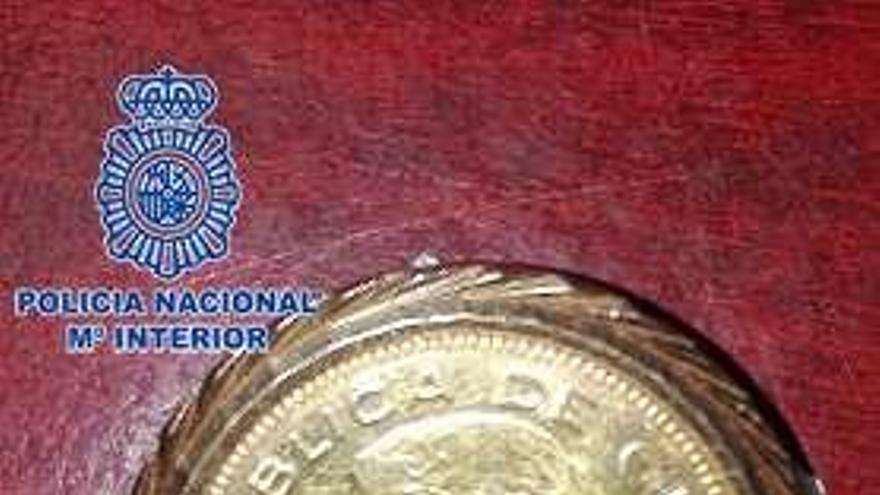 Medalla de oro recuperada.