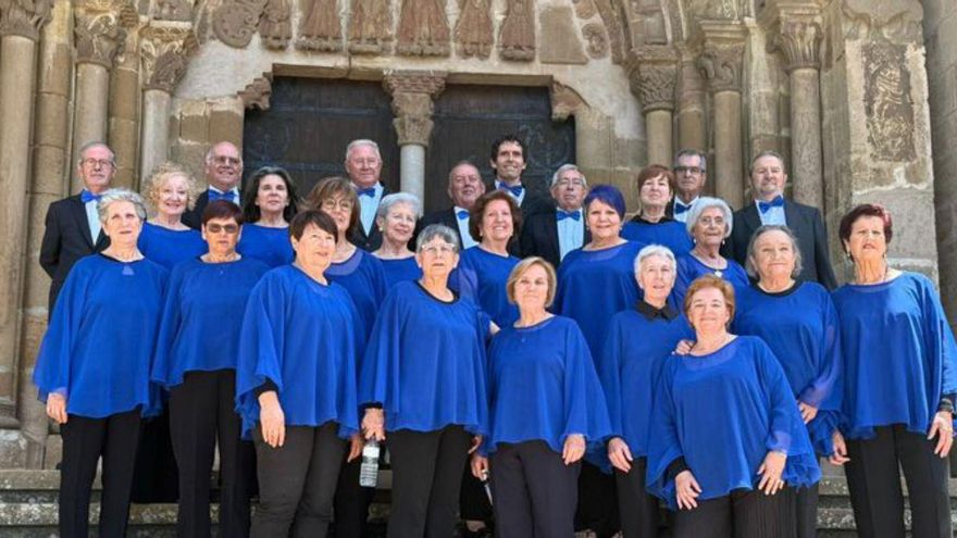 Actuaron en el Monasterio de San Salvador de Leyre. | SERVICIO ESPECIAL