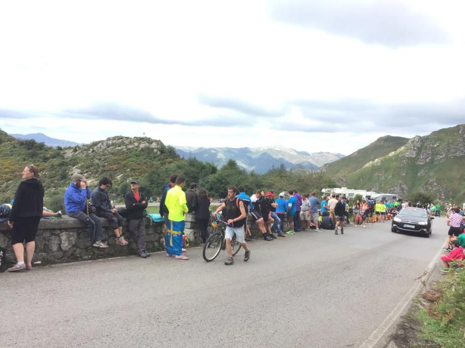 Vuelta ciclista a España. Lagos de Covadonga