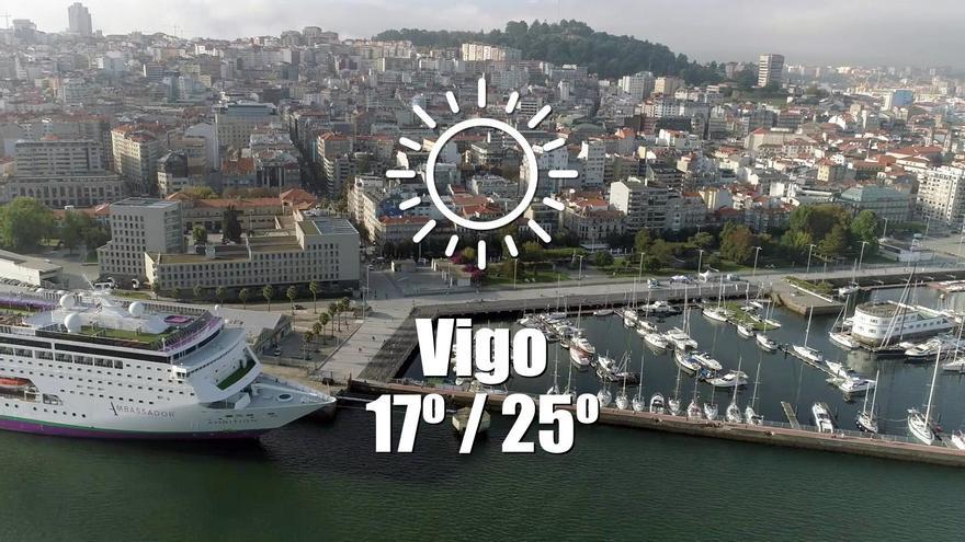El tiempo en Vigo: previsión meteorológica para hoy, viernes 30 de mayo