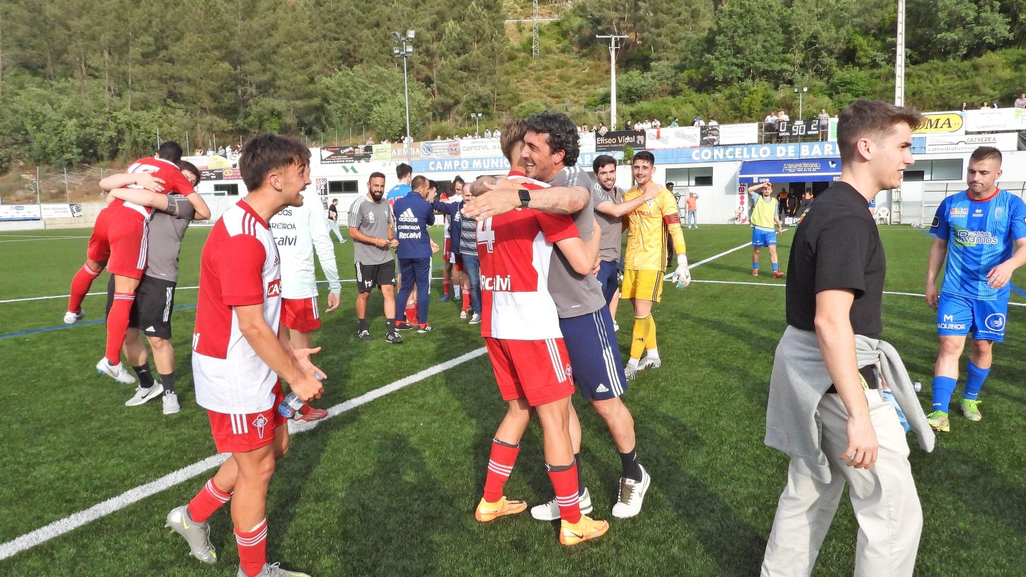 Así celebró su ascenso el Celta C Gran Peña