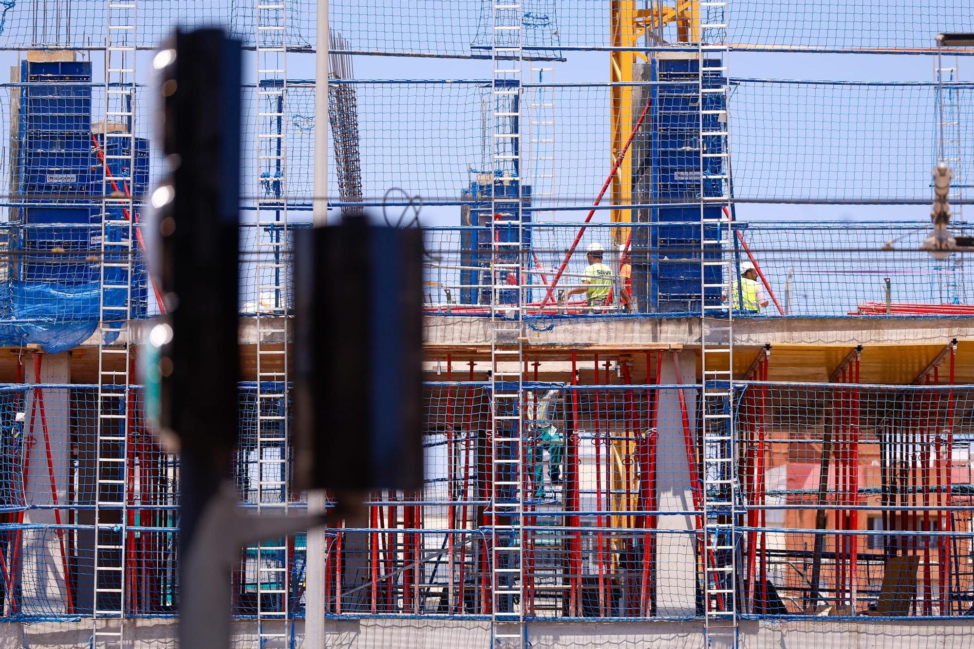 Así van las obras de la residencia de estudiantes en Tarongers