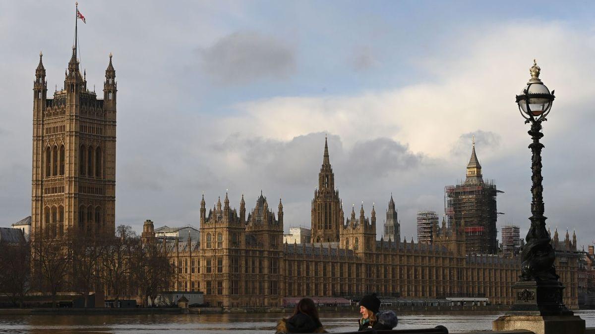 La façana del Parlament britànic, a Londres
