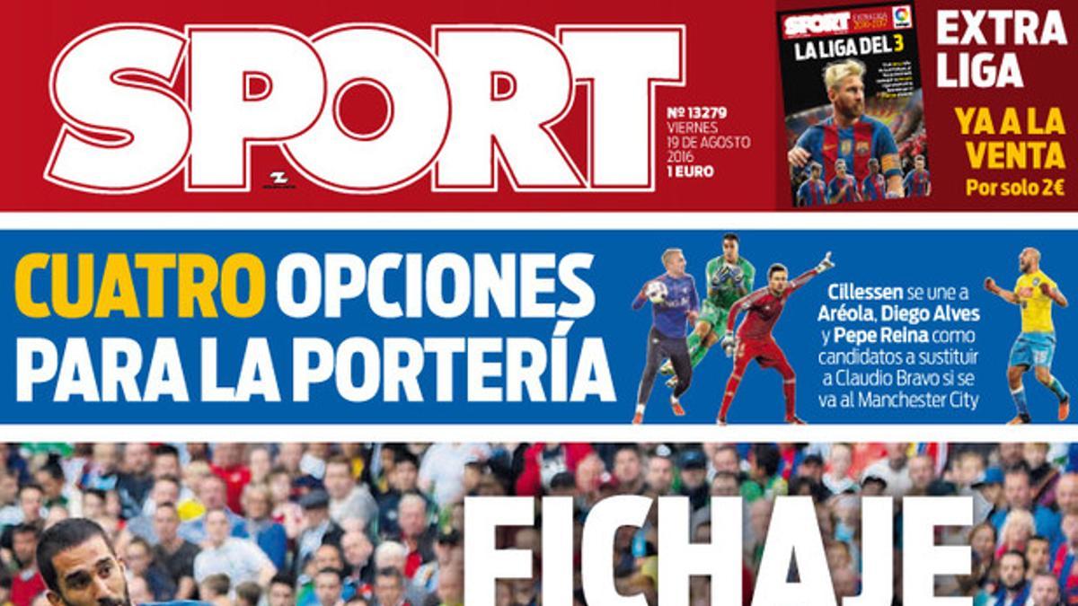 La portada de SPORT de hoy