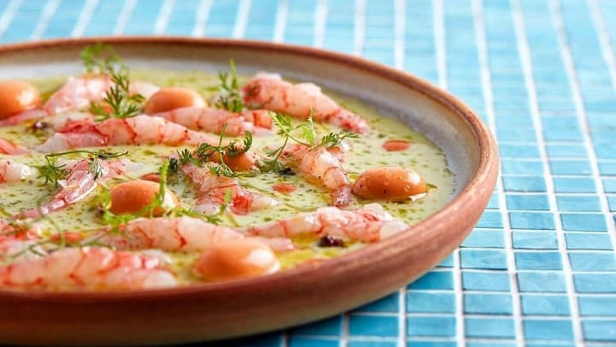 Ceviche de gamba del libro 'México de ida y vuelta' (Planeta Gastro), de Paco Méndez.