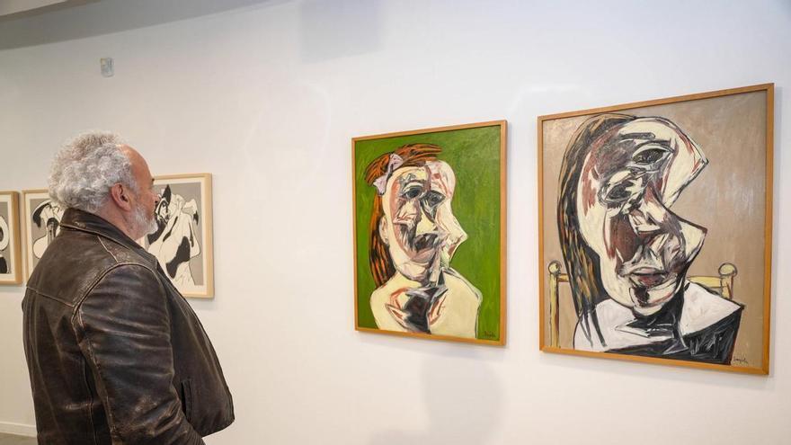 El Meiac muestra el 'gozo y tormento' de Juan Barjola con nuevas obras donadas por su familia
