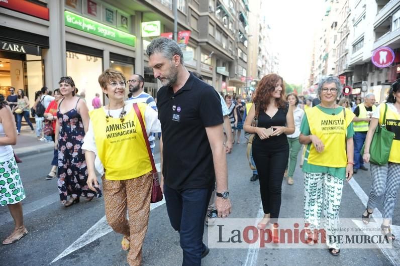 Más de cien voces piden en Murcia "acoger refugiados ya"