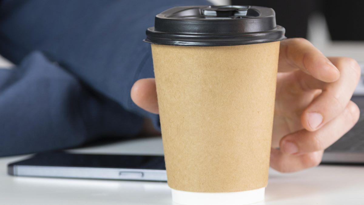 Un cafè de màquina.