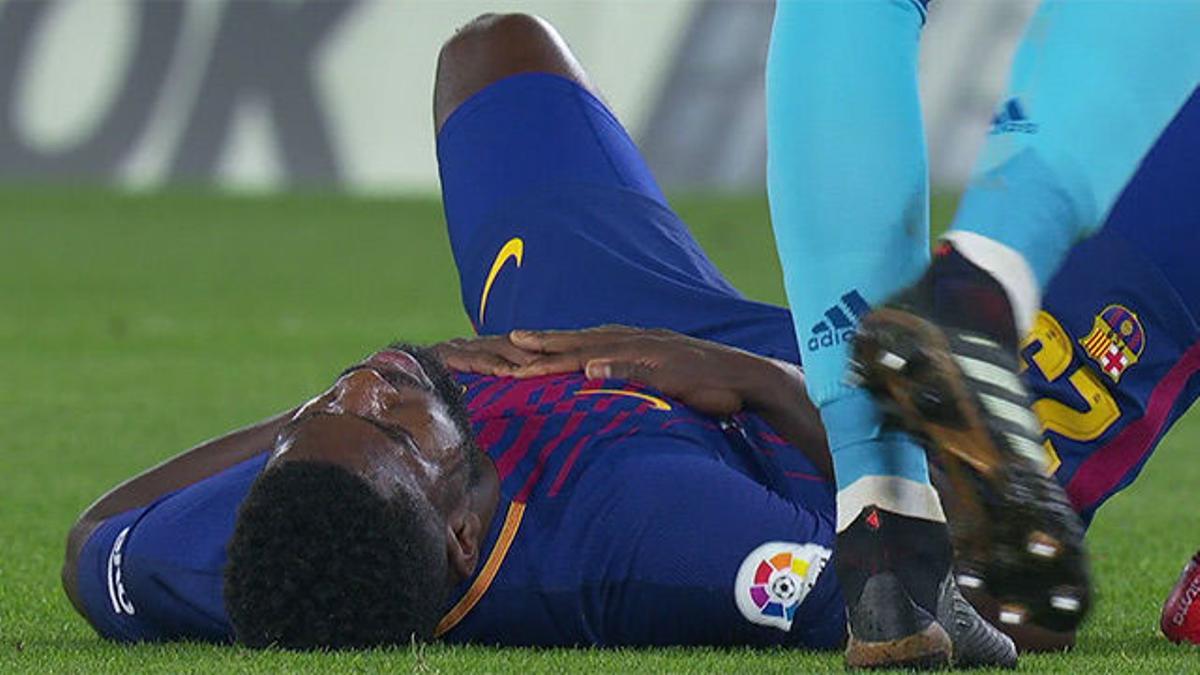 LALIGA | Betis - FC Barcelona (0-5): Choque brutal de Umtiti