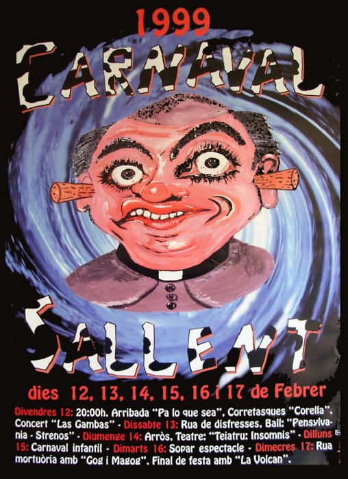 Tots els cartells del Carnaval de Sallent