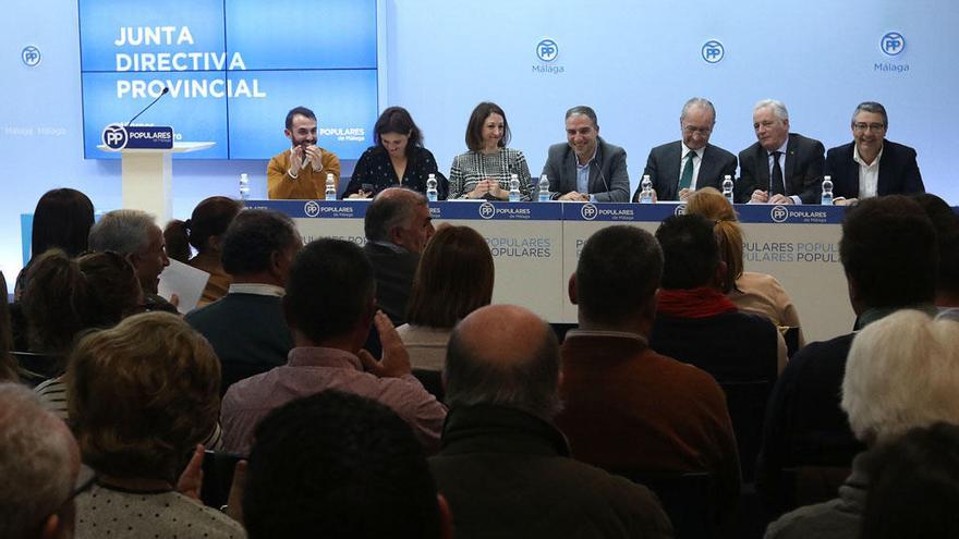 Una imagen de la reunión del PP provincial, este viernes.