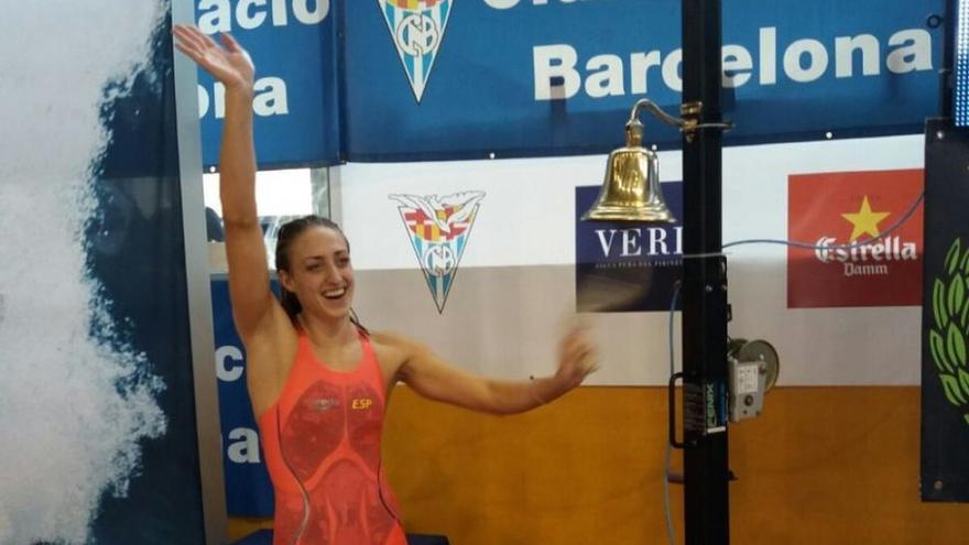 Lidón Muñoz bate su récord de España de los 50 libre