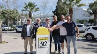 Inauguran el emblemático Hito Mallorca 312 con Miguel Indurain en Playas de Muro