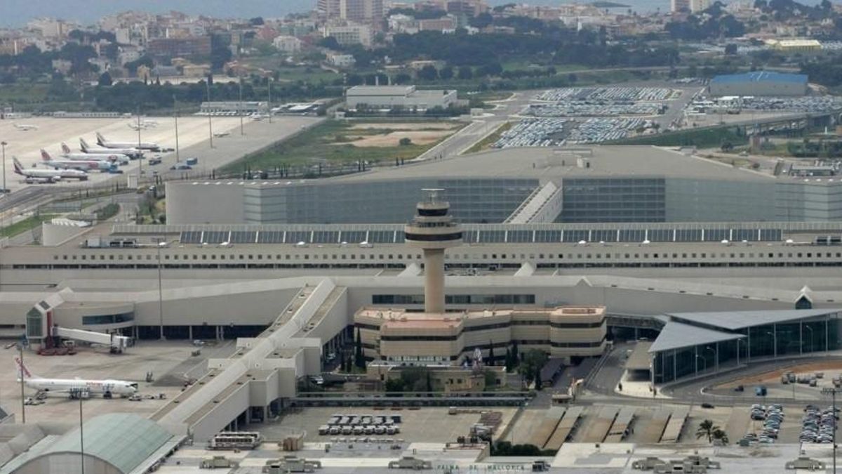 Vista general del aeropuerto de Palma.