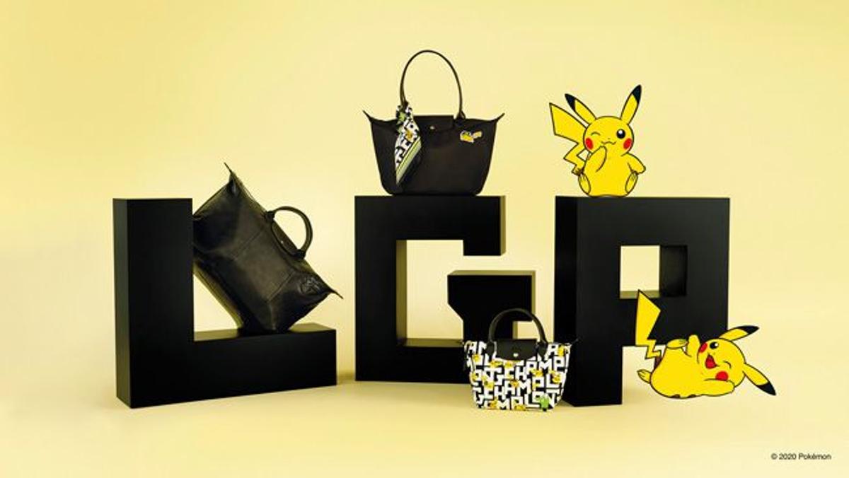 Longchamp y Pokémon Company se alían para lanzar una colaboración exclusiva de bolsos