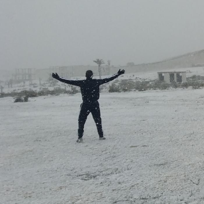 Nieve en Campos del Río