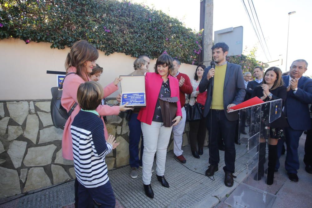 Edmundo Seva ya tiene su calle en Sant Joan d'Alacant