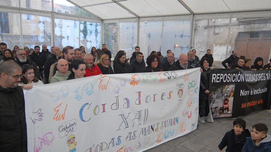 Padres de alumnos de Cercio y Vilatuxe recuerdan que «a educación inclusiva non é un privilexio, senón un dereito»