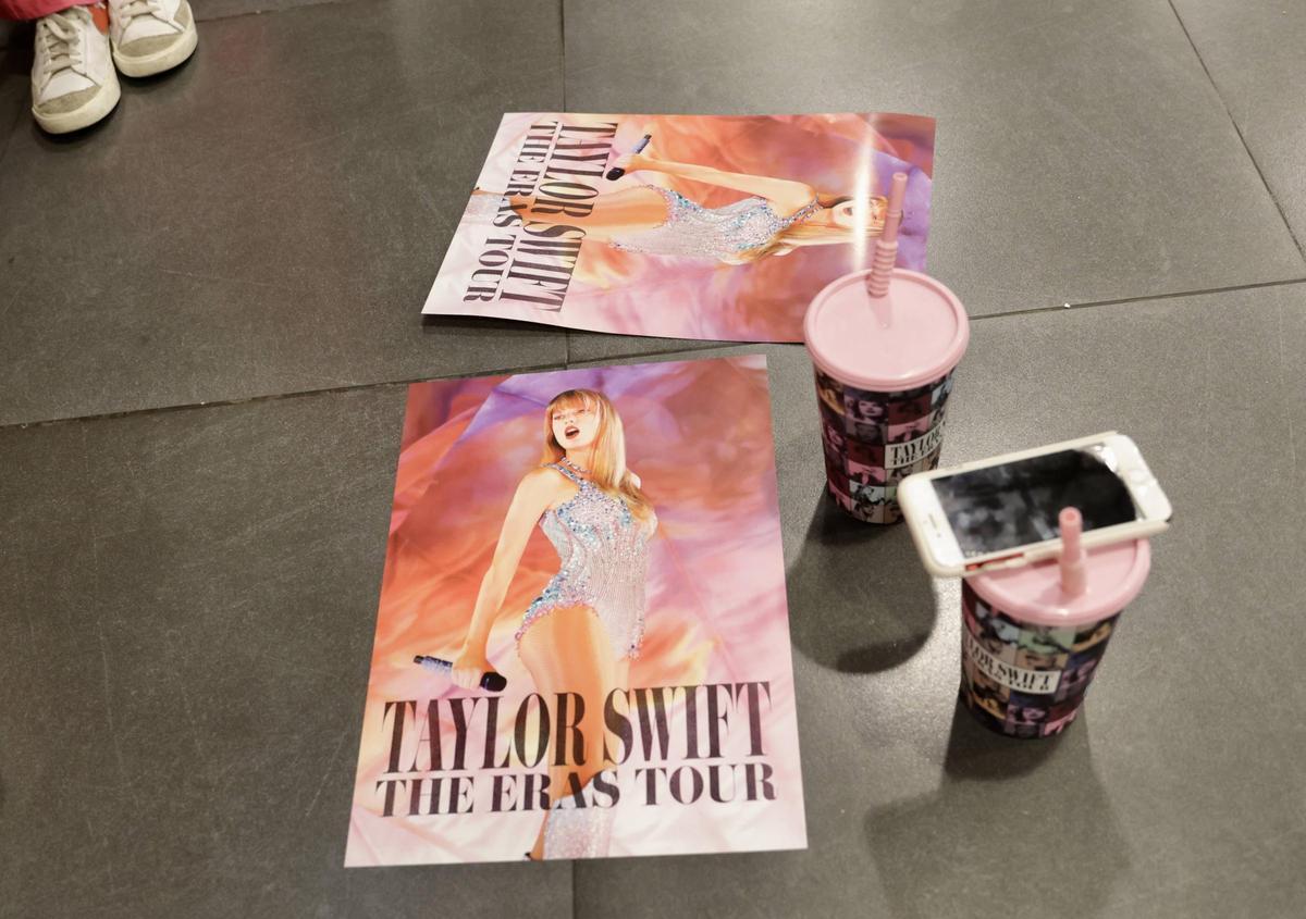 Ambiente del estreno del documental de Taylor Swift en Cinesa Diagonal