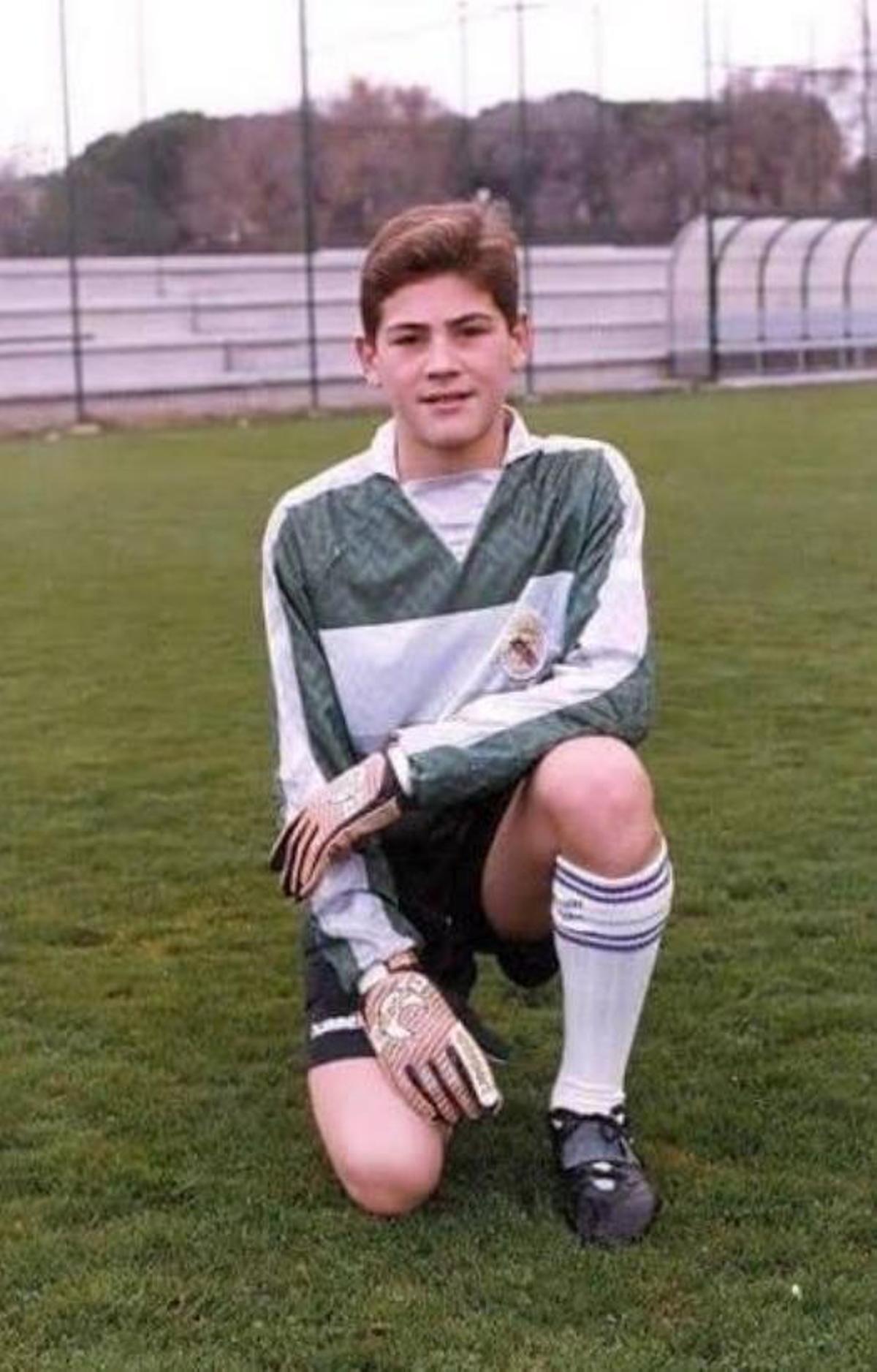 Iker Casillas de pequeño