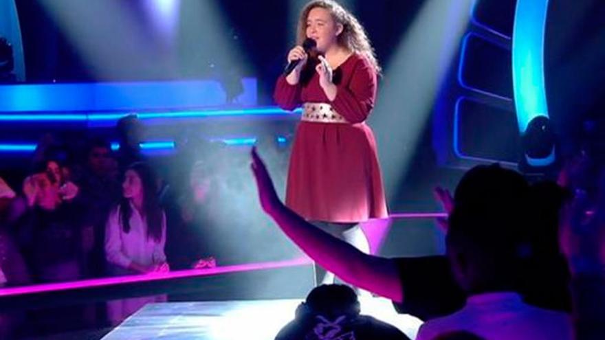 Noemí, la aspirante gallega al título de &#039;La Voz Kids 4&#039; / Telecinco