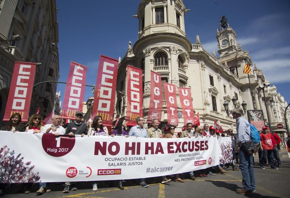 Manifestación del Día del Trabajo en València