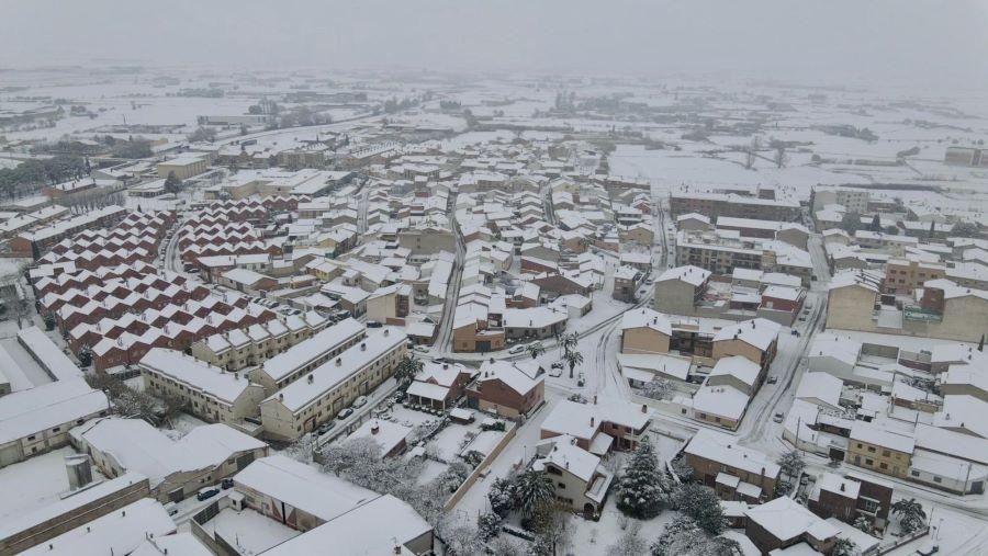 'Filomena' en Aragón