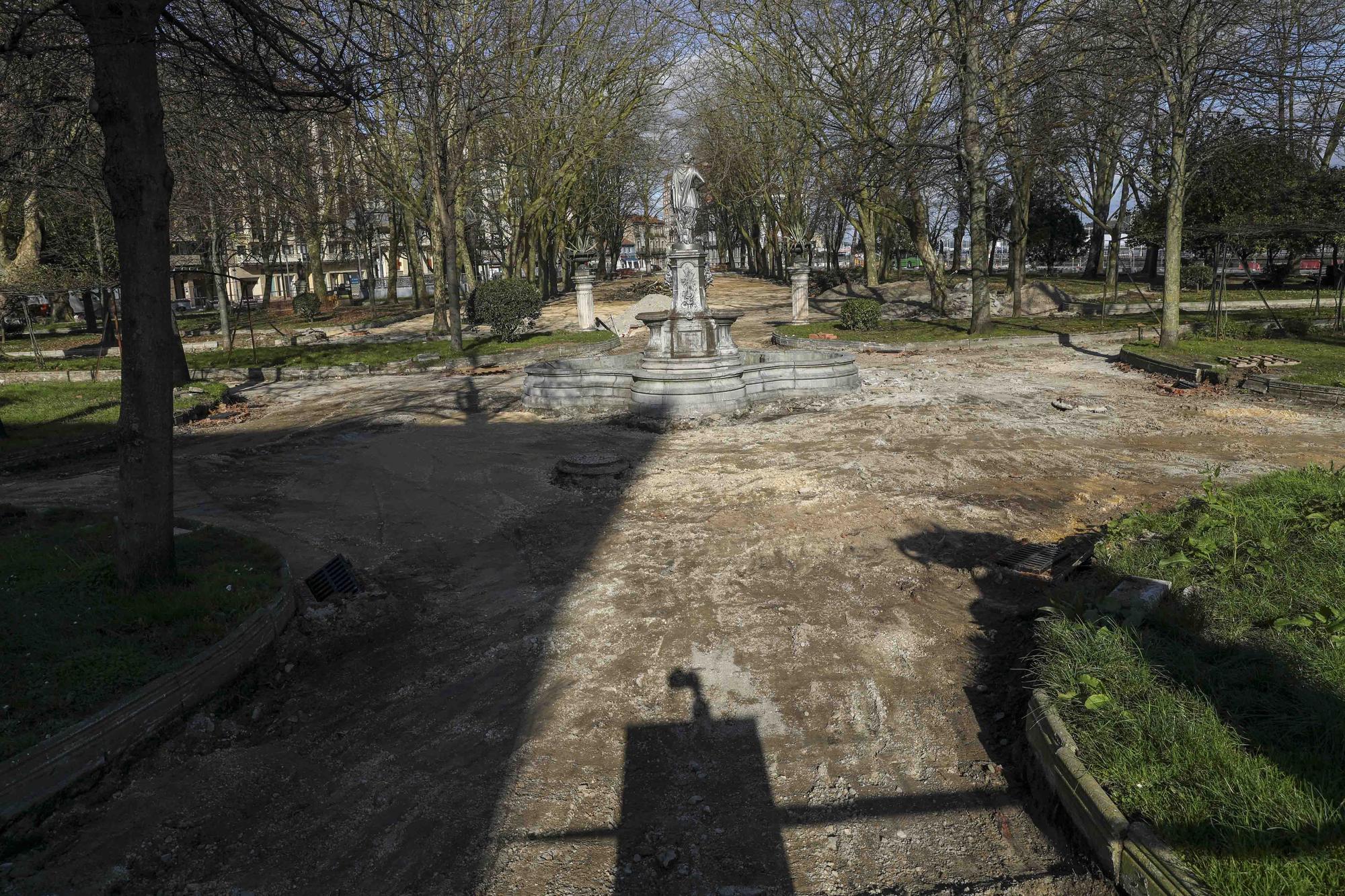 Estado de las obras del parque del Muelle