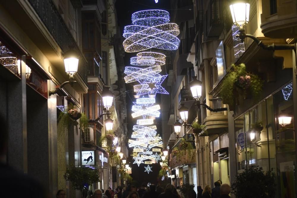 Encendido de luces de Navidad en Murcia