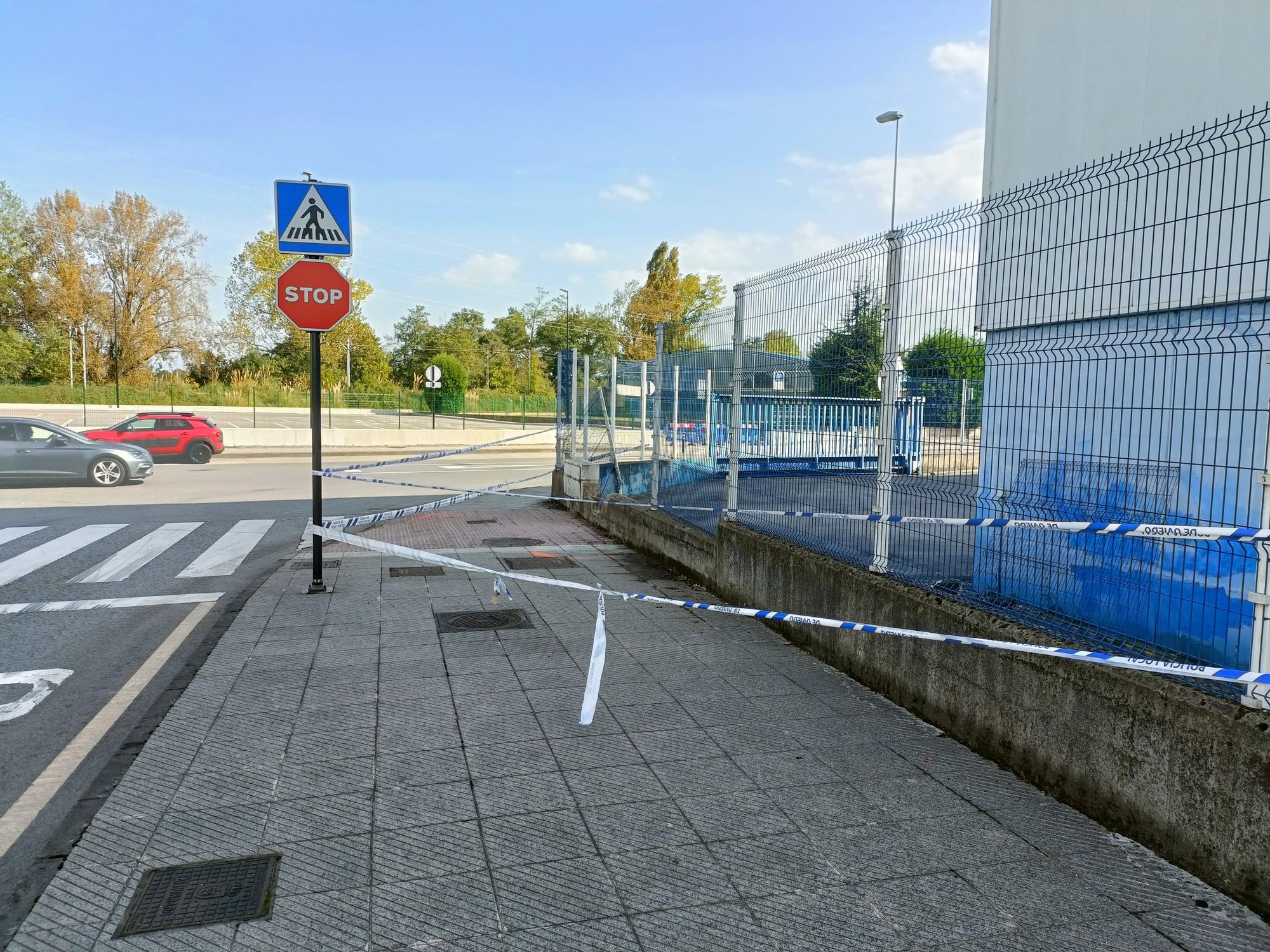 En imágenes: así quedó la zona en la que tuvo lugar el atropello en una carrera ilegal en Oviedo