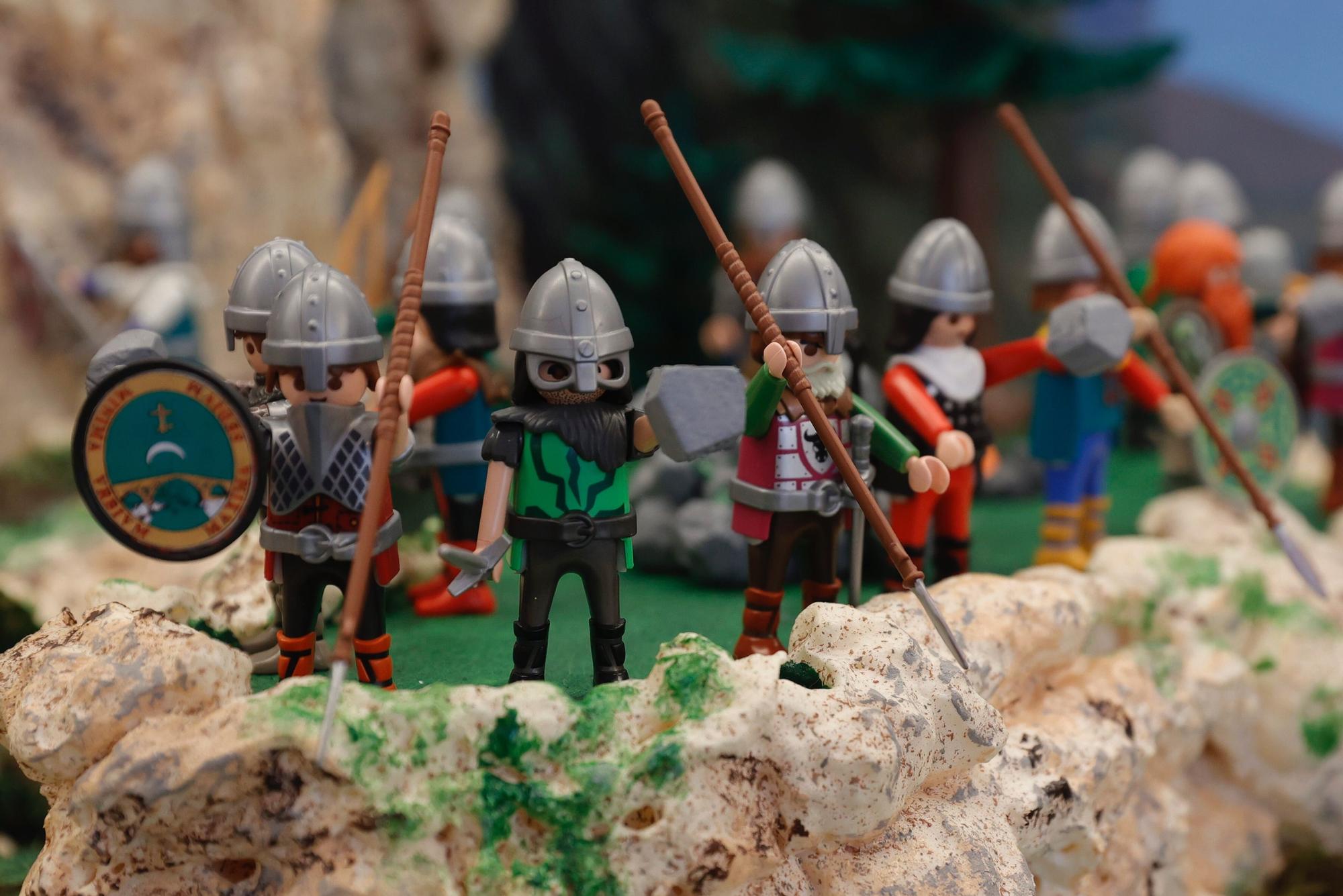 EN IMÁGENES: Así es la recreación de la batalla de Covadonga con muñecos de Playmobil