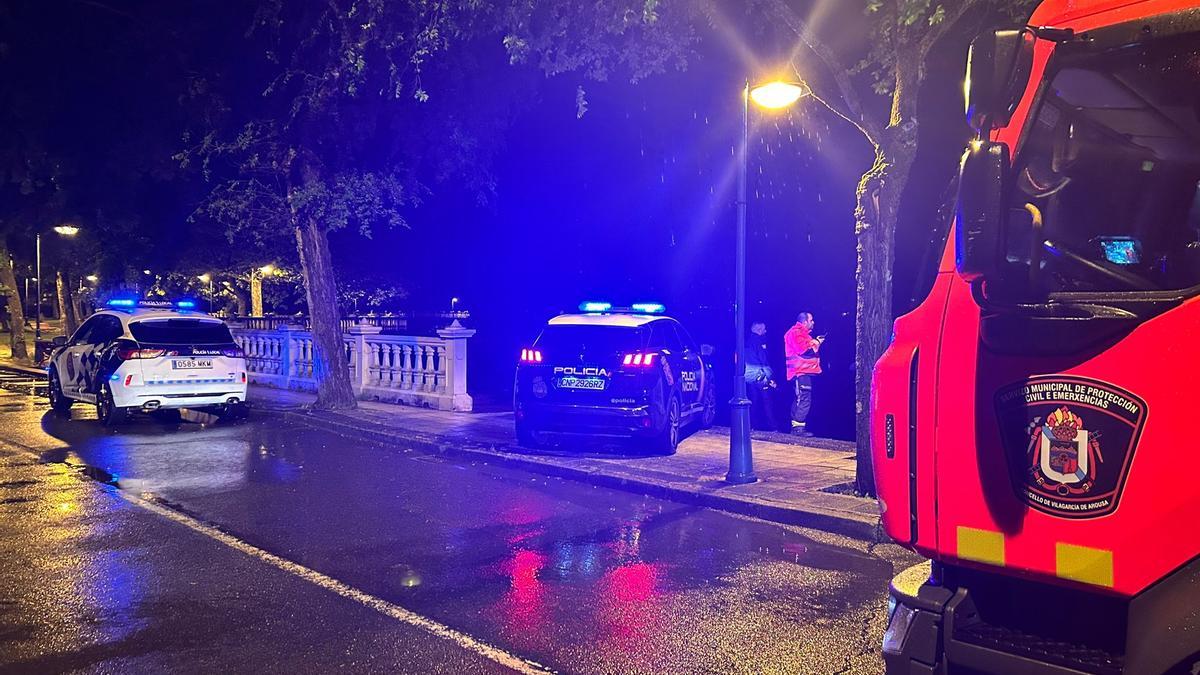 Un momento del dispositivo en O Preguntoiro.