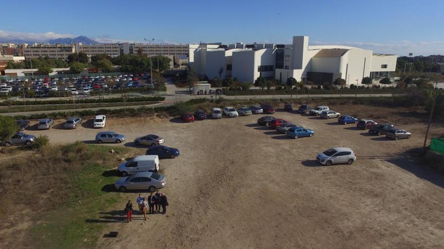 Terrenos de San Vicente donde está previsto ubicar el pabellón.