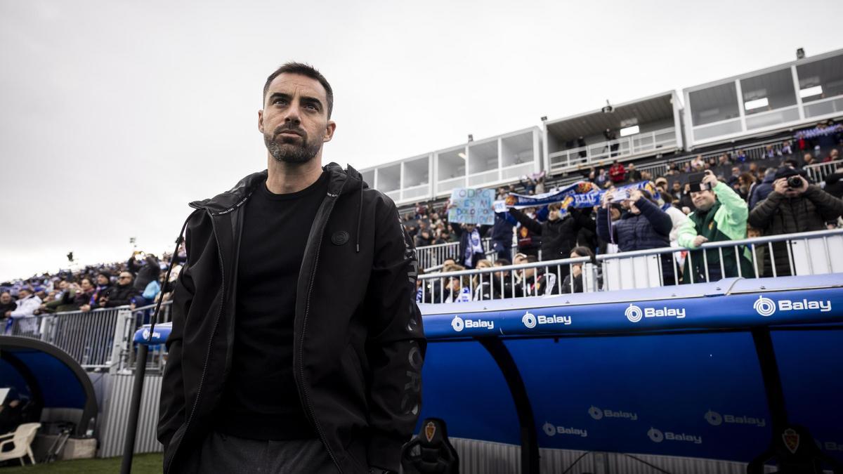 Rubén Sellés, antes del encuentro ante el Leganés.