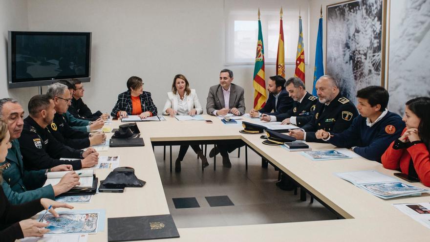 Refuerzos del TRAM y de seguridad durante Escala a Castelló