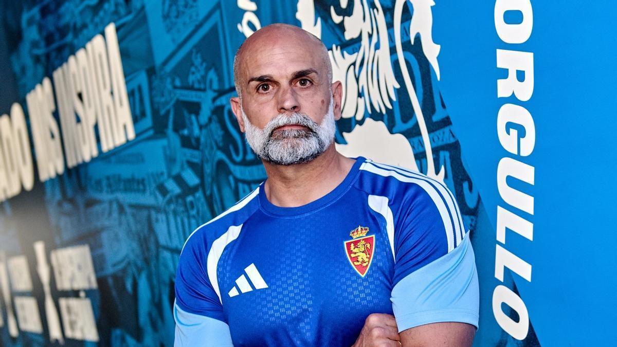 Diego Serrano, en la imagen difundida por el Real Zaragoza.