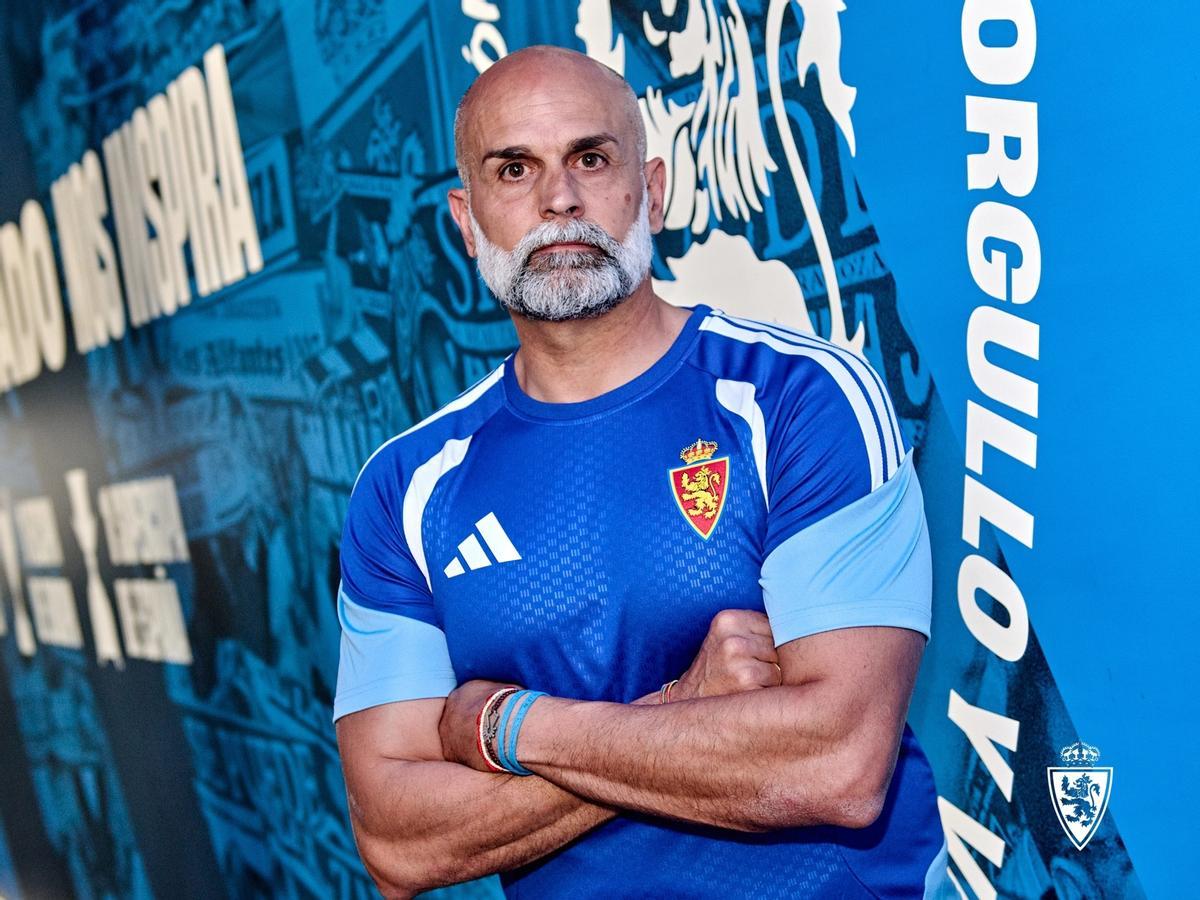 Diego Serrano, en la imagen difundida por el Real Zaragoza.