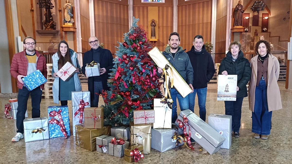 Presentació del Mercat del Regal de Nadal de Berga, a l'església de Sant Francesc