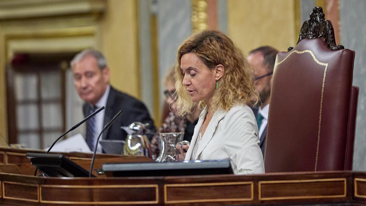 La presidenta del Congreso, Meritxell Batet.