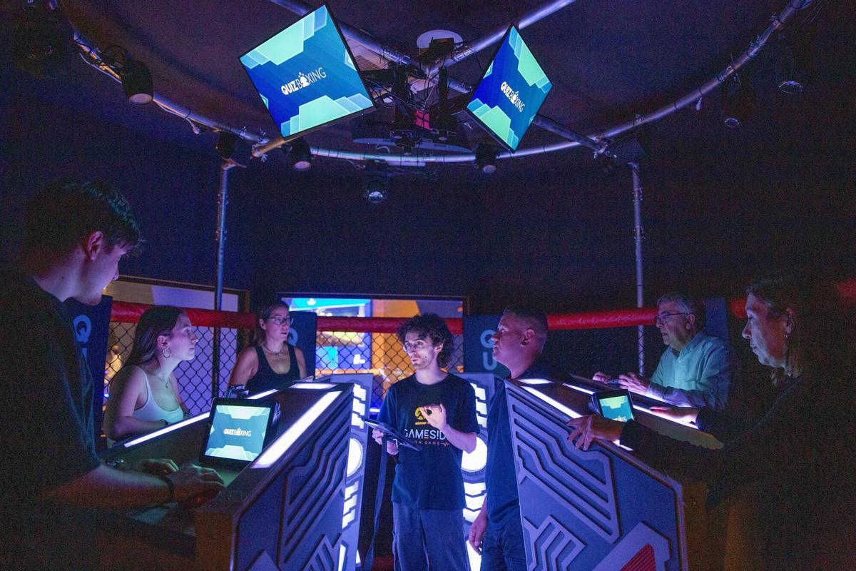 TERRASSA 05/11/2025 La moda de los Action Games , este es el último planazo inmersivo viral . Gameside Terrassa, juegos de acción FOTO ELISENDA PONS