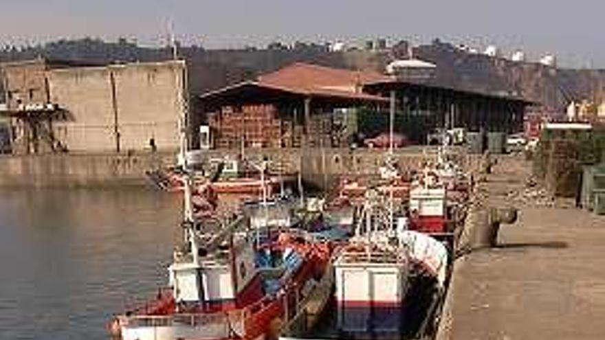 El muelle pesquero de Rendiello.