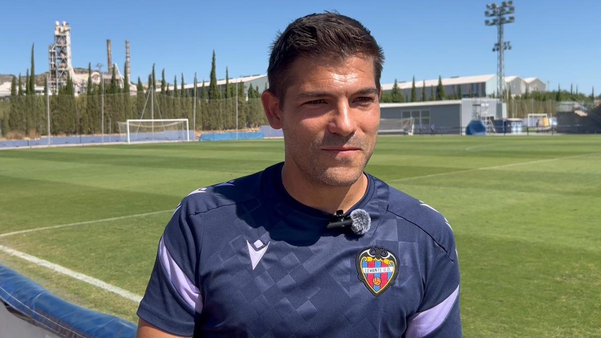 Álvaro del Moral, en declaraciones con el Levante.